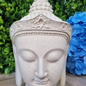 Cabeça Hindu Branca Off White Granito