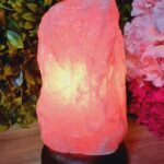 Luminária de Quartzo Rosa G