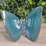Borboleta em Ágata Verde