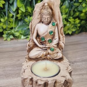 Buda Porta Vela com Pedras verdes