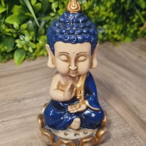Incensário Buda Azul na Lótus