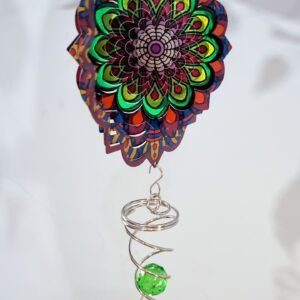 Captador de Energia Mandala Verde Gota
